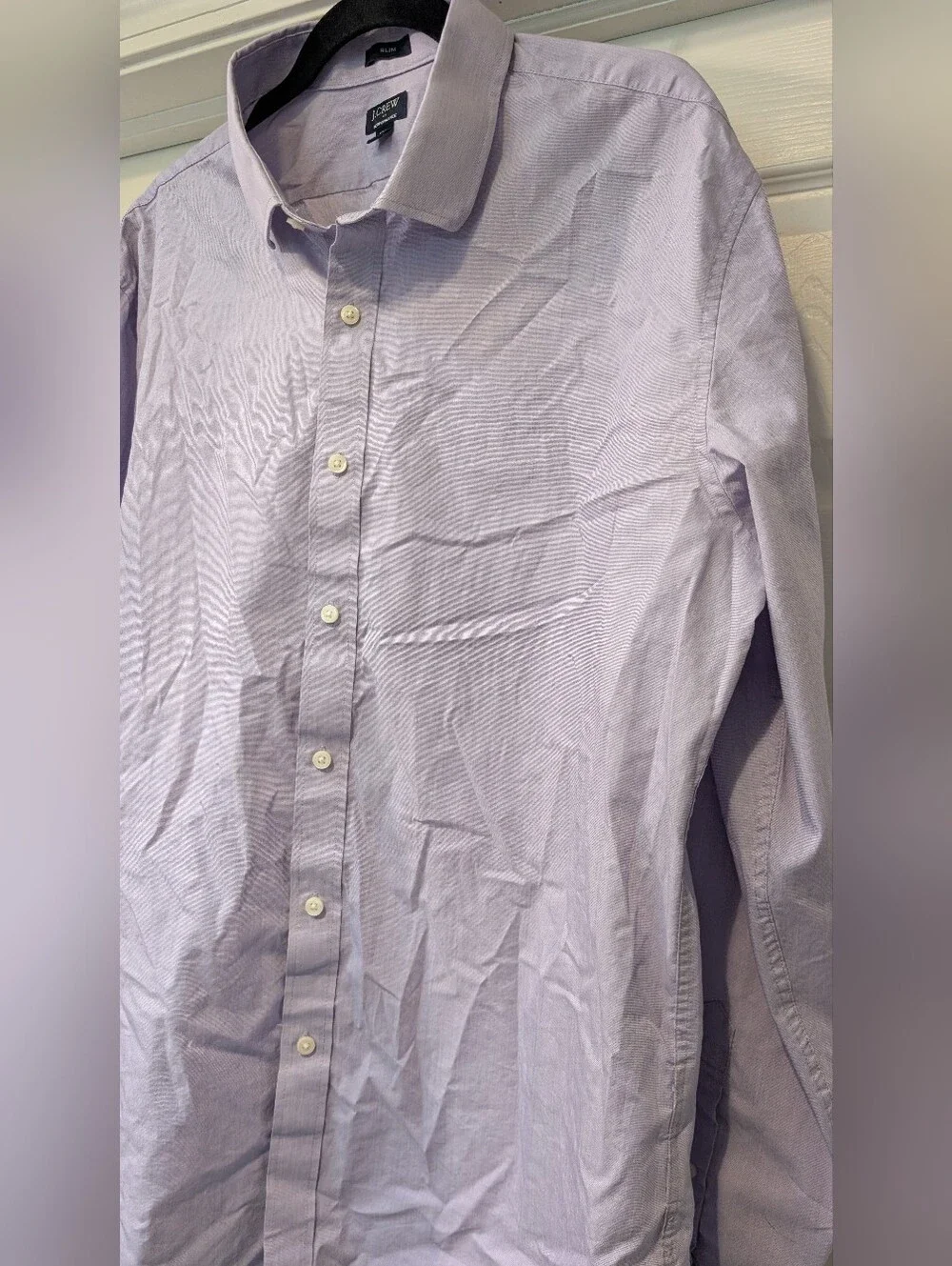 J.Crew Performance Mens Light Pastel Purple Slim Fit Button Down Shirt XXL cthny